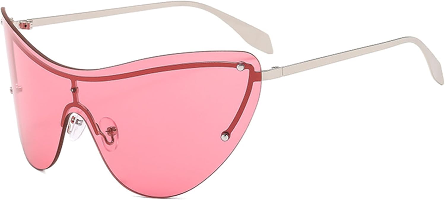 Солнцезащитные очки bullabulling Y2K серебристого цвета в футуристическом металлическом стиле, киберпанк, концертные очки для женщин и мужчин, солнцезащитные очки для косплея, Pink
Солнцезащитные очки bullabulling Y2K серебристого цвета в футуристическом металлическом стиле, киберпанк, концертные очки для женщин и мужчин, солнцезащитные очки для косплея, Pink