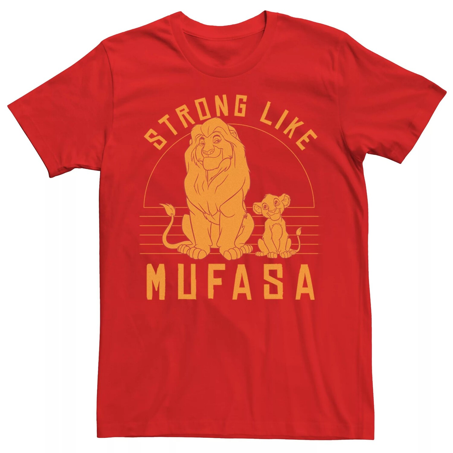 Мужская футболка Lion King Strong Mufasa Licensed Character
Мужская футболка Lion King Strong Mufasa Licensed Character