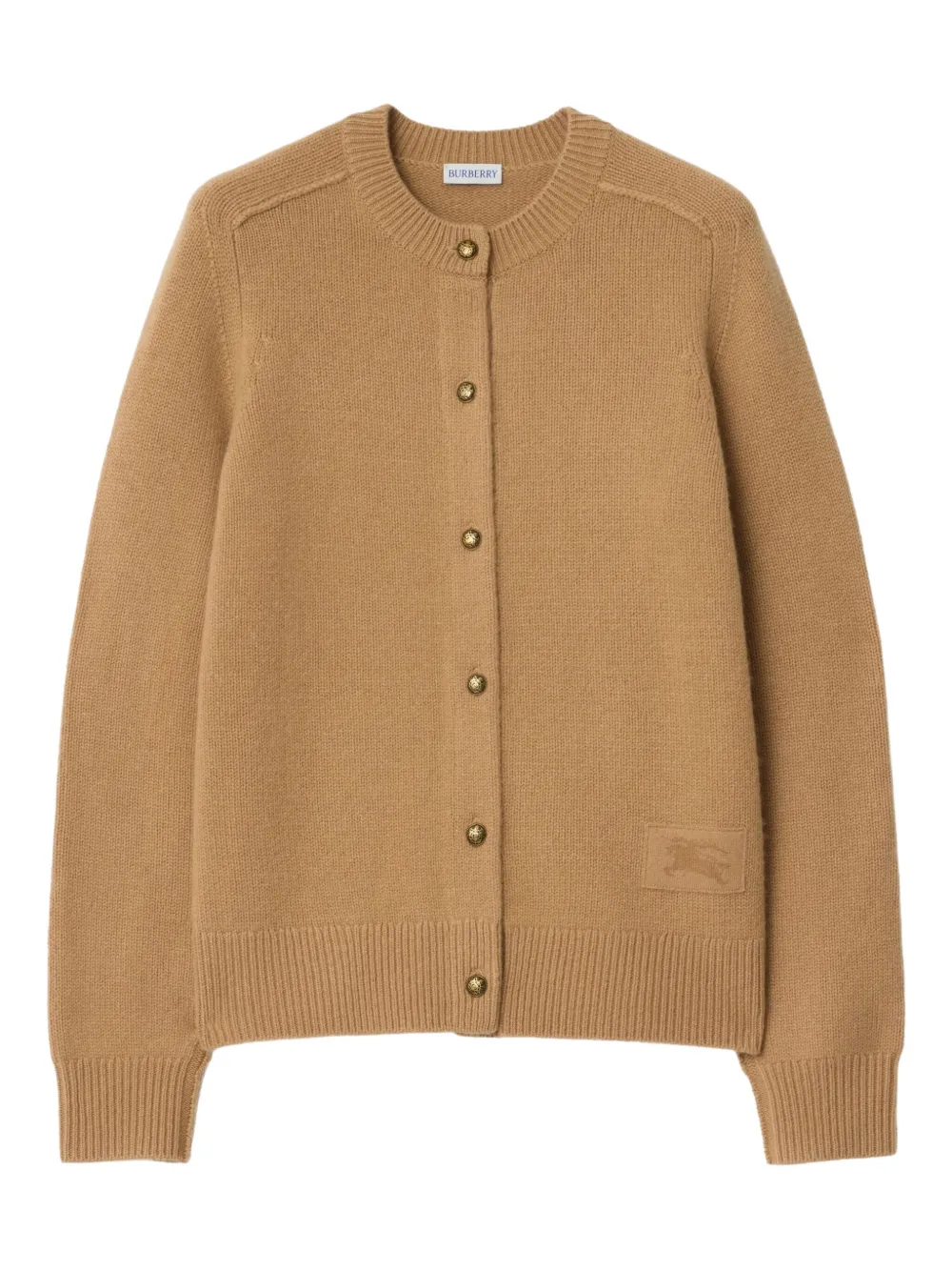 Кардиган с нашивками на локтях Burberry, нейтральный
Кардиган с нашивками на локтях Burberry, нейтральный