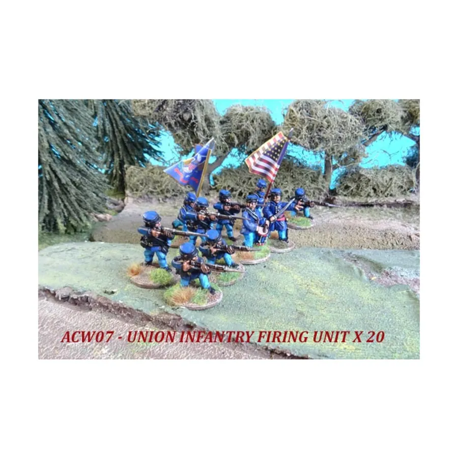 Пехотная огневая часть, American Civil War - Union Army (28mm)
Пехотная огневая часть, American Civil War - Union Army (28mm)