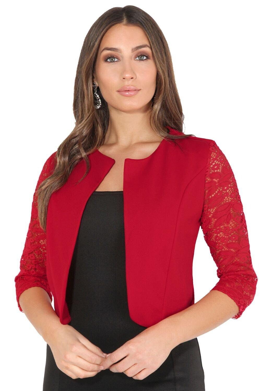 Укороченное вечернее платье с длинными кружевными рукавами KRISP, красный
Укороченное вечернее платье с длинными кружевными рукавами KRISP, красный