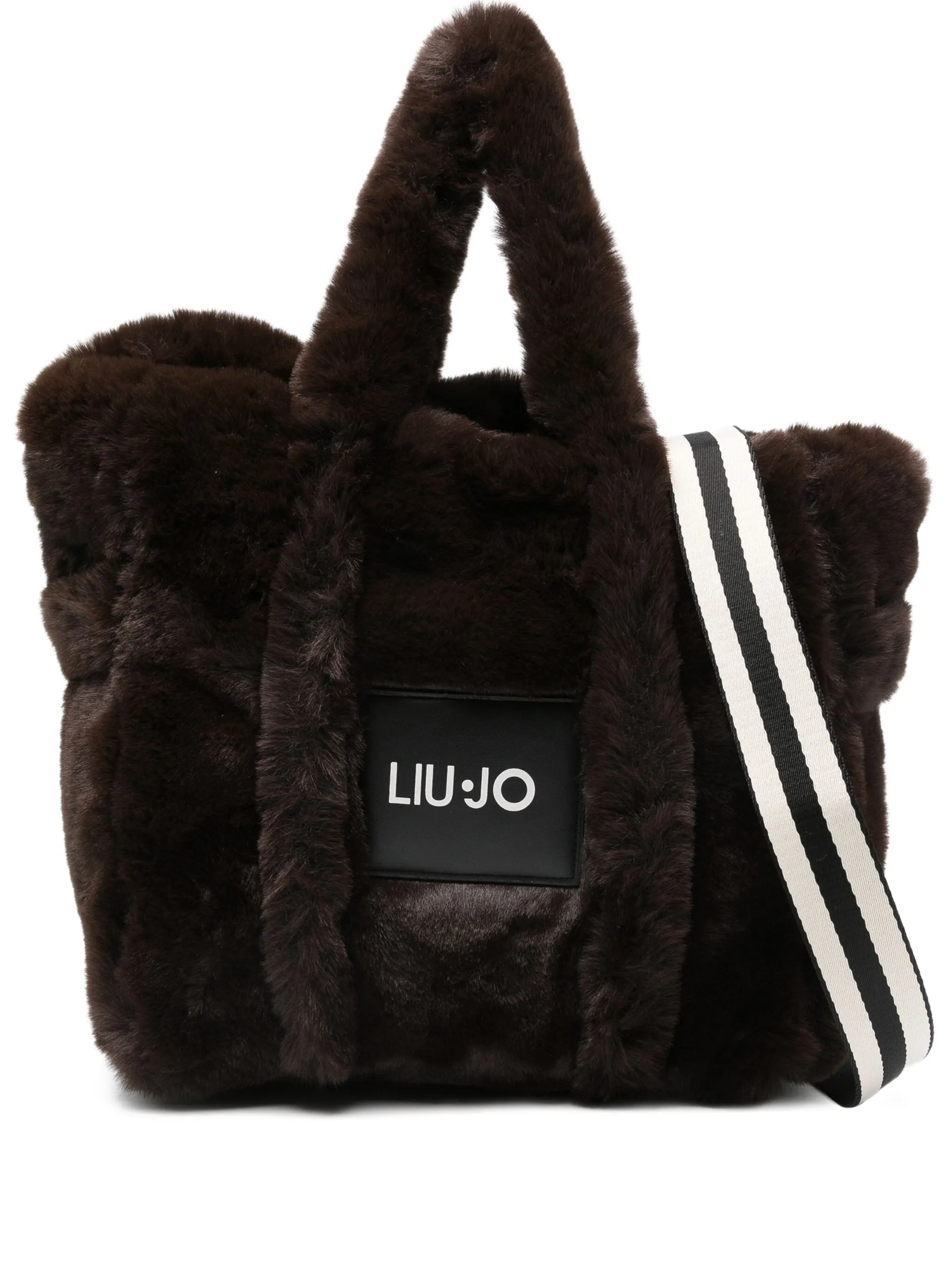 Сумка на плечо из искусственного меха с логотипом Liu Jo, коричневый
Сумка на плечо из искусственного меха с логотипом Liu Jo, коричневый