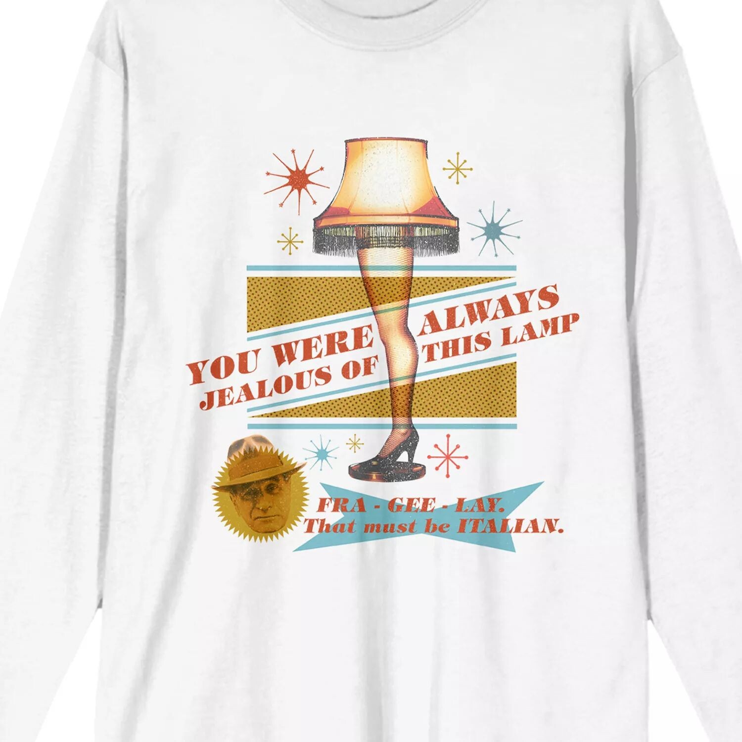 Мужская футболка с длинными рукавами и лампой «Рождественская история» Licensed Character
Мужская футболка с длинными рукавами и лампой «Рождественская история» Licensed Character