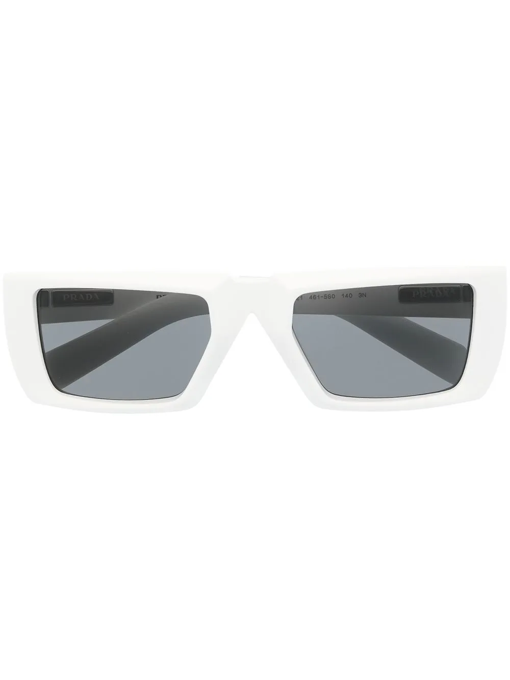 Солнцезащитные очки в прямоугольной оправе Prada Eyewear, белый
Солнцезащитные очки в прямоугольной оправе Prada Eyewear, белый