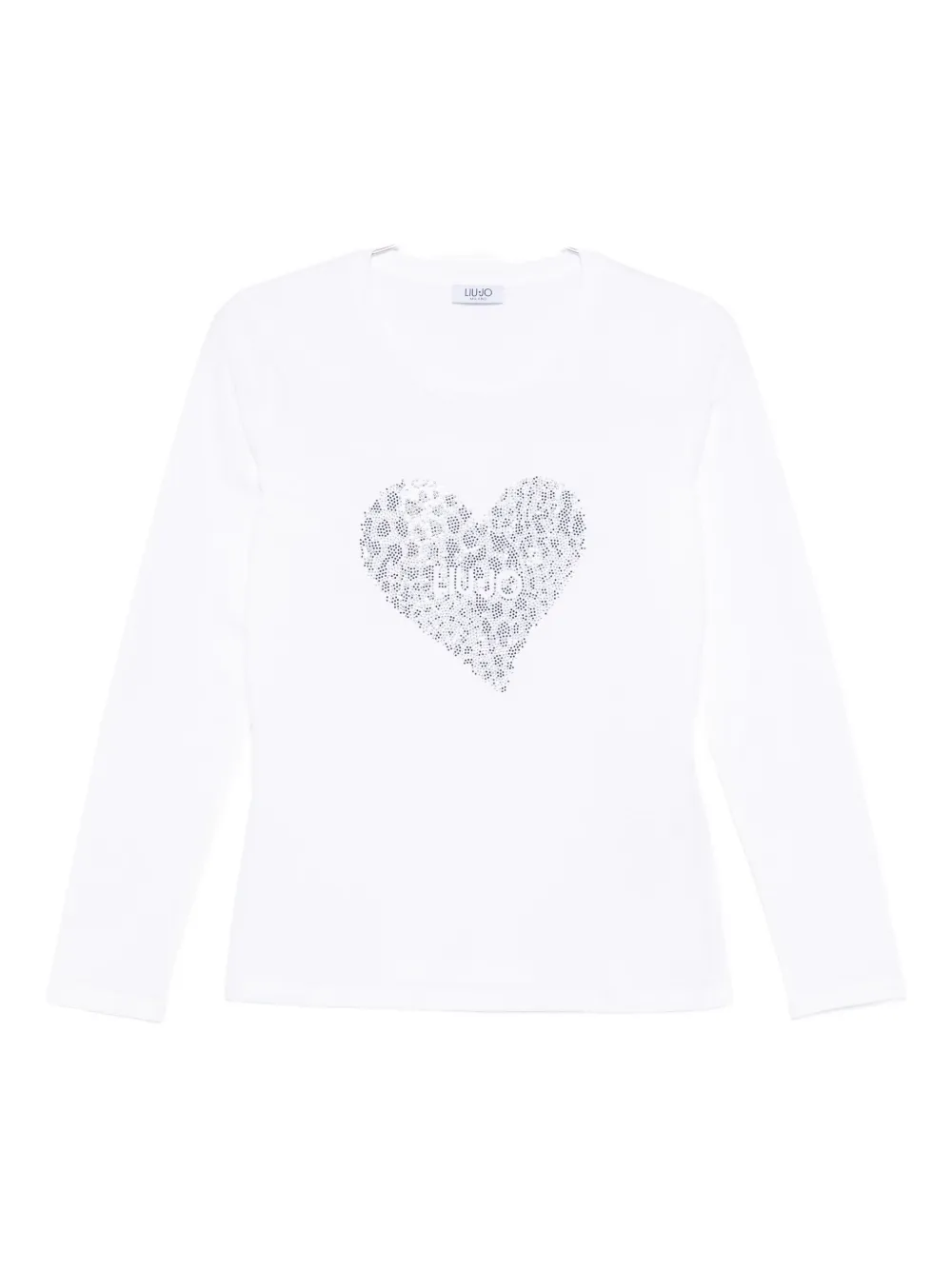 Футболка с длинными рукавами, украшенная сердечками LIU JO, белый
Футболка с длинными рукавами, украшенная сердечками LIU JO, белый