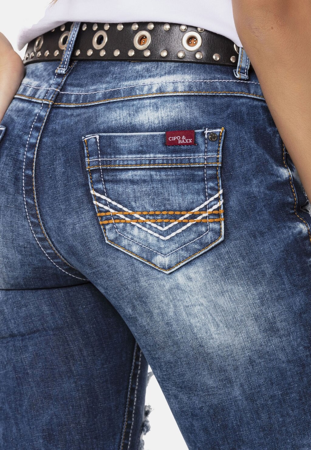 Джинсы облегающие Cipo & Baxx, синий
Джинсы облегающие Cipo & Baxx, синий