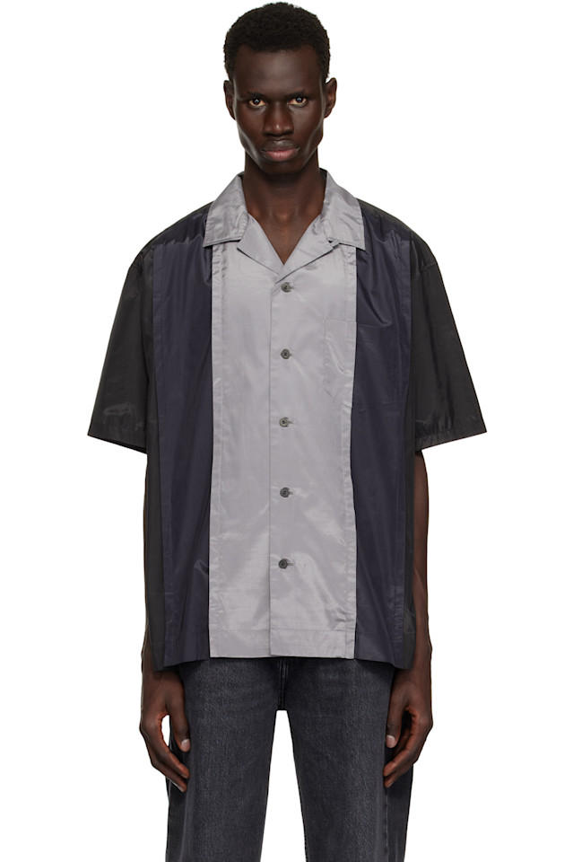 Рубашка из полиэстера и хлопка тафта Toga Virilis, черный
Рубашка из полиэстера и хлопка тафта Toga Virilis, черный