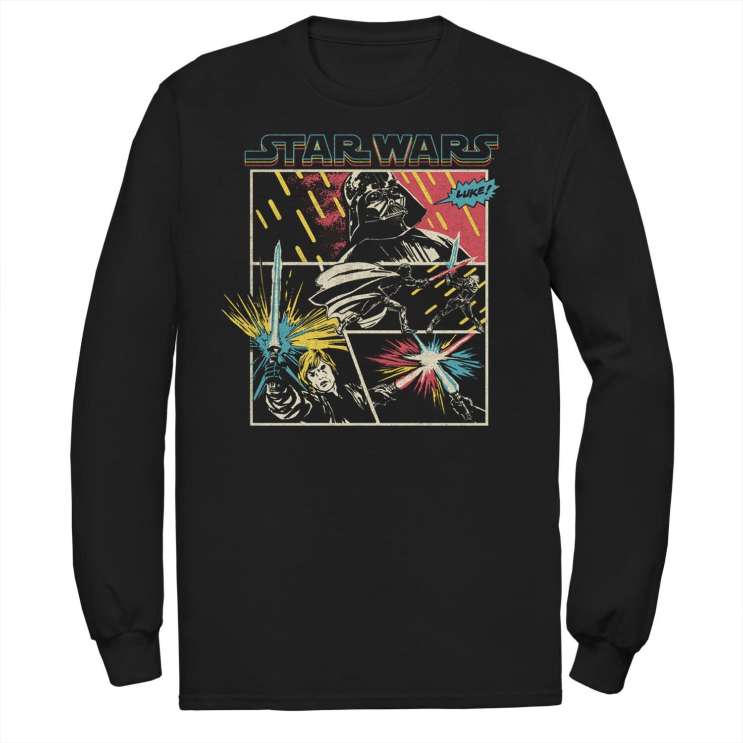 Мужская футболка с изображением комиксов «Звездные войны Люк и Вейдер» Licensed Character
Мужская футболка с изображением комиксов «Звездные войны Люк и Вейдер» Licensed Character