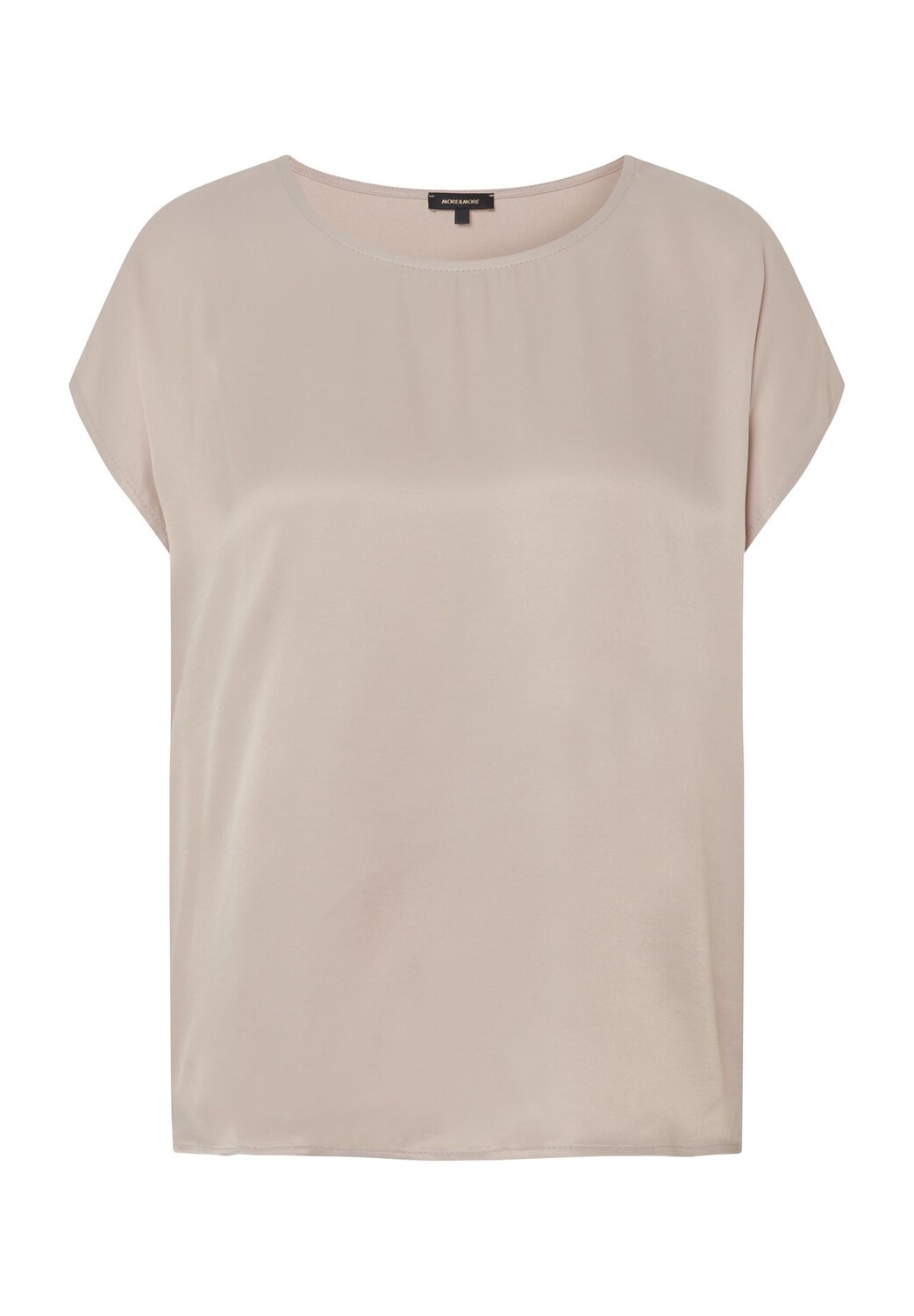 Рубашка, круглый вырез, атласная передняя часть, женская MORE & MORE, песочный
Рубашка, круглый вырез, атласная передняя часть, женская MORE & MORE, песочный