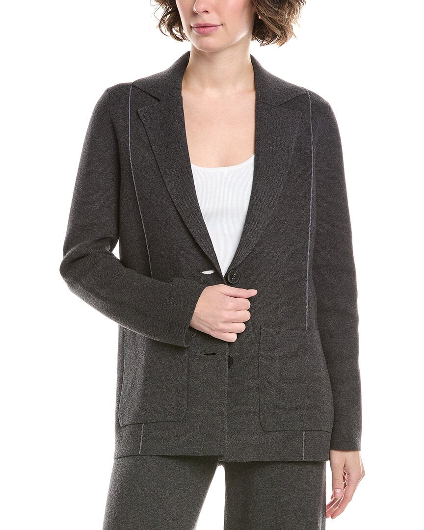 Ин2 от ИнКашемир Жакет с отделкой из кашемировой смеси InCashmere, серый
Ин2 от ИнКашемир Жакет с отделкой из кашемировой смеси InCashmere, серый