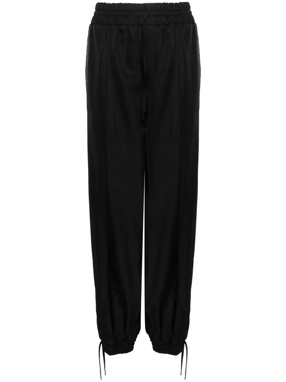 Зауженные брюки с кулиской JIL SANDER, черный 
Зауженные брюки с кулиской JIL SANDER, черный