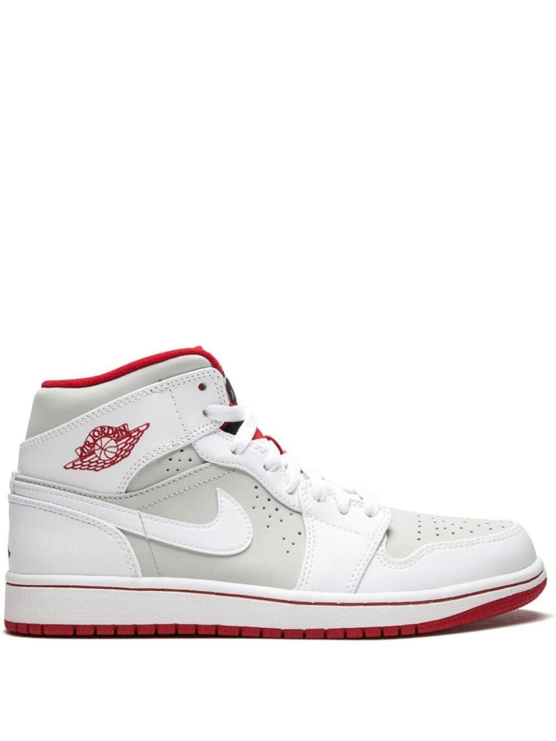 Jordan высокие кроссовки Air Jordan 1 Mid WB, белый 
Jordan высокие кроссовки Air Jordan 1 Mid WB, белый