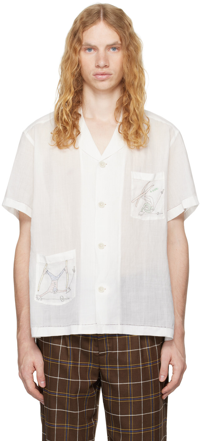 Белая рубашка лыжника Bode
Белая рубашка лыжника Bode