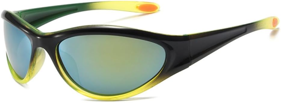 Ретро-солнцезащитные очки «кошачий глаз» для активного отдыха, женские, с градиентным зеркальным покрытием, солнцезащитные очки UV400, мужские, в стиле панк RUOVEXIE, Yellow Green Mirror
Ретро-солнцезащитные очки «кошачий глаз» для активного отдыха, женские, с градиентным зеркальным покрытием, солнцезащитные очки UV400, мужские, в стиле панк RUOVEXIE, Yellow Green Mirror