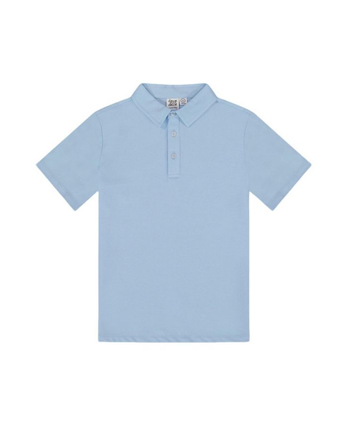 Унисекс поло с коротким рукавом - для подростков Deux par Deux, синий
Унисекс поло с коротким рукавом - для подростков Deux par Deux, синий