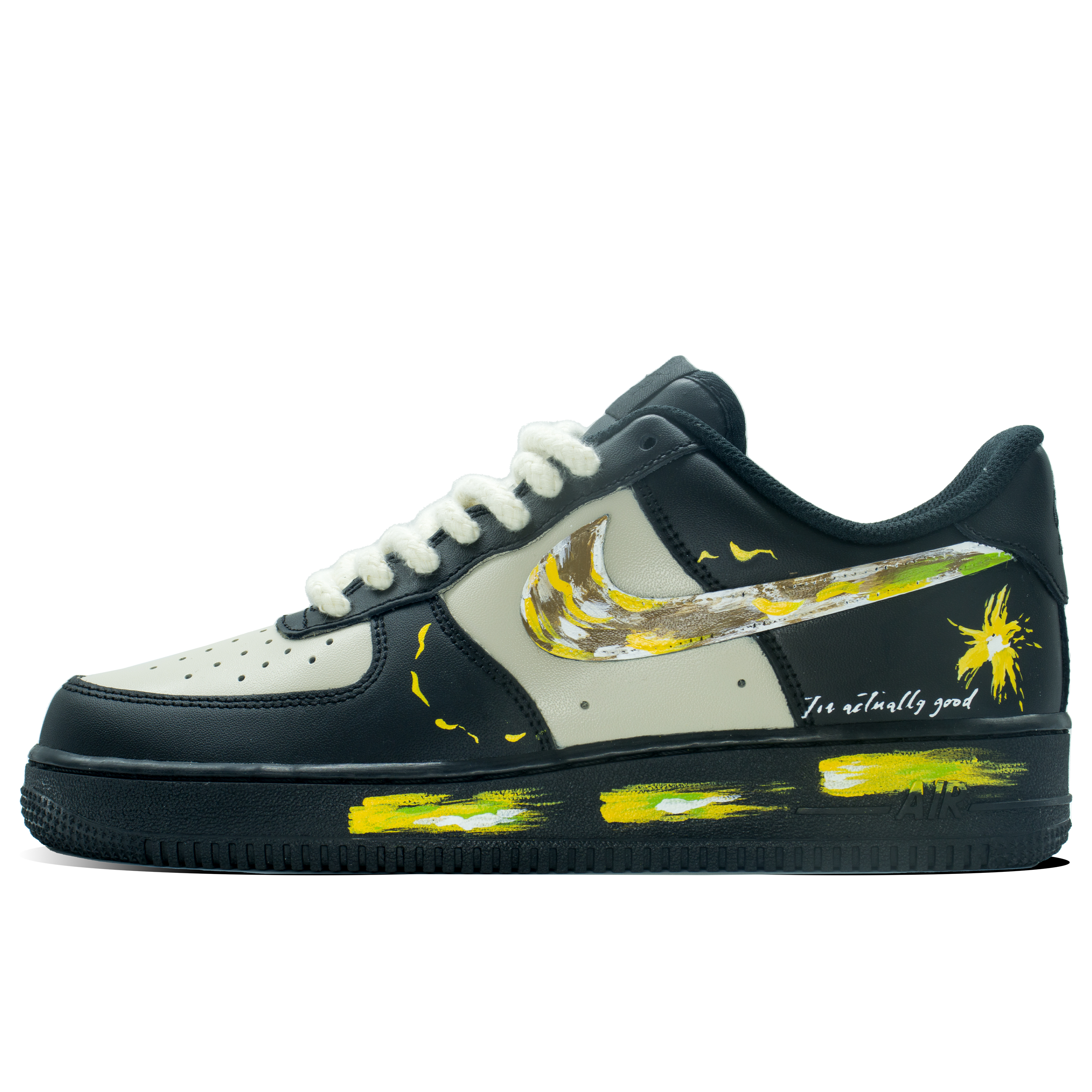 Nike Кроссовки для скейтбординга Air Force 1 Daisy Field Abrasion Resistant Low Top Unisex черные желтые
Nike Кроссовки для скейтбординга Air Force 1 Daisy Field Abrasion Resistant Low Top Unisex черные желтые