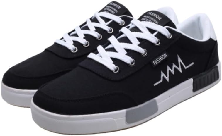 Мужские спортивные повседневные кроссовки из парусины на шнуровке- дышащие и удобные, подходят для школы, путешествий и повседневной носки Fusecottc, белый/черный
Мужские спортивные повседневные кроссовки из парусины на шнуровке- дышащие и удобные, подходят для школы, путешествий и повседневной носки Fusecottc, белый/черный