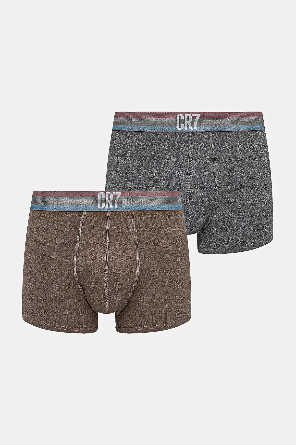 Боксерские шорты, 2 пары Cr7 Cristiano Ronaldo, серый
Боксерские шорты, 2 пары Cr7 Cristiano Ronaldo, серый