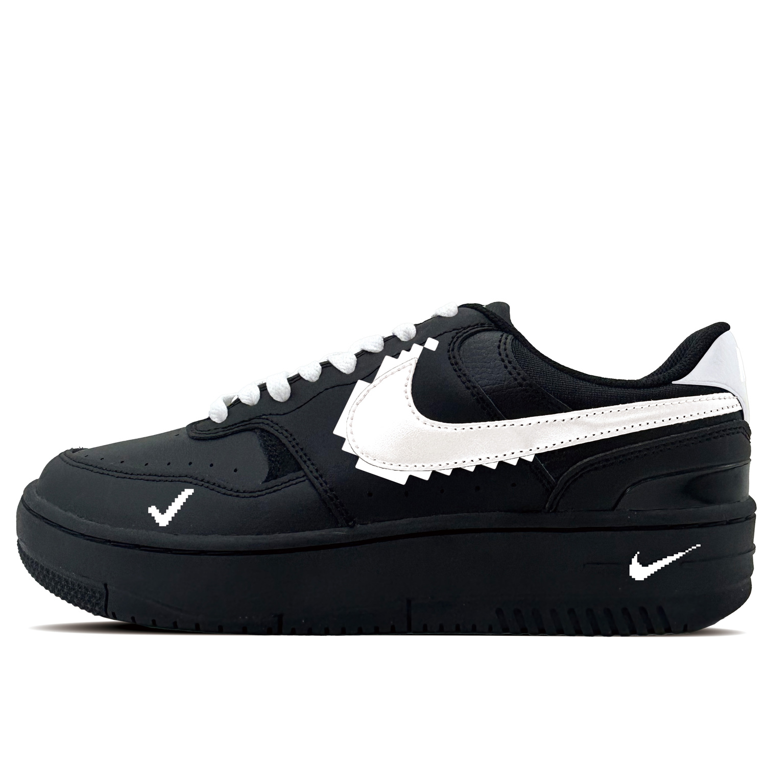 Gamma Force Pixel Trend устойчивые к истиранию низкие скейтерские кроссовки unisex Nike, черный
Gamma Force Pixel Trend устойчивые к истиранию низкие скейтерские кроссовки unisex Nike, черный