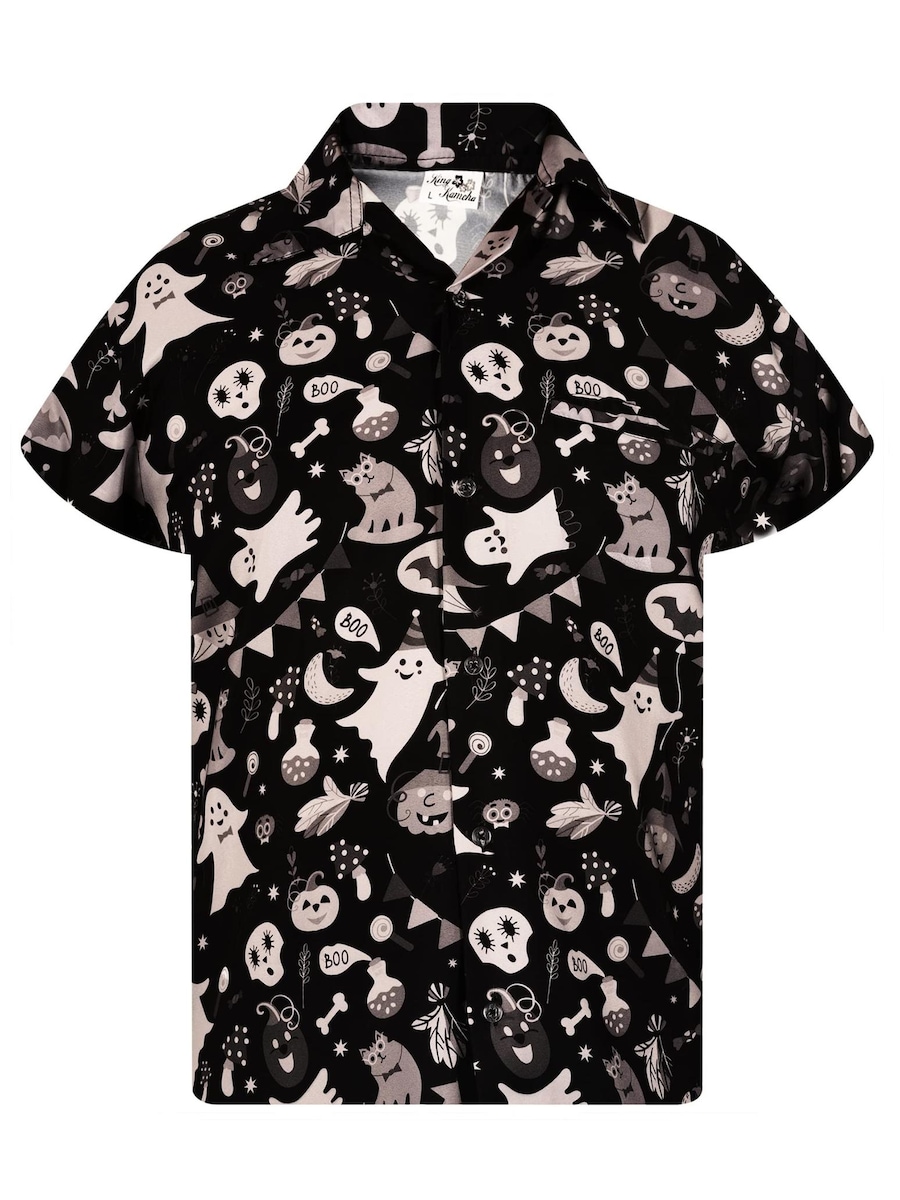 Рубашка King Kameha Helloween Pumpkin Ghost, серый
Рубашка King Kameha Helloween Pumpkin Ghost, серый