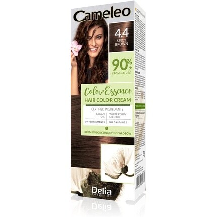 Cameleo Color Essence Крем-краска для волос Пряный коричневый 75г
Cameleo Color Essence Крем-краска для волос Пряный коричневый 75г