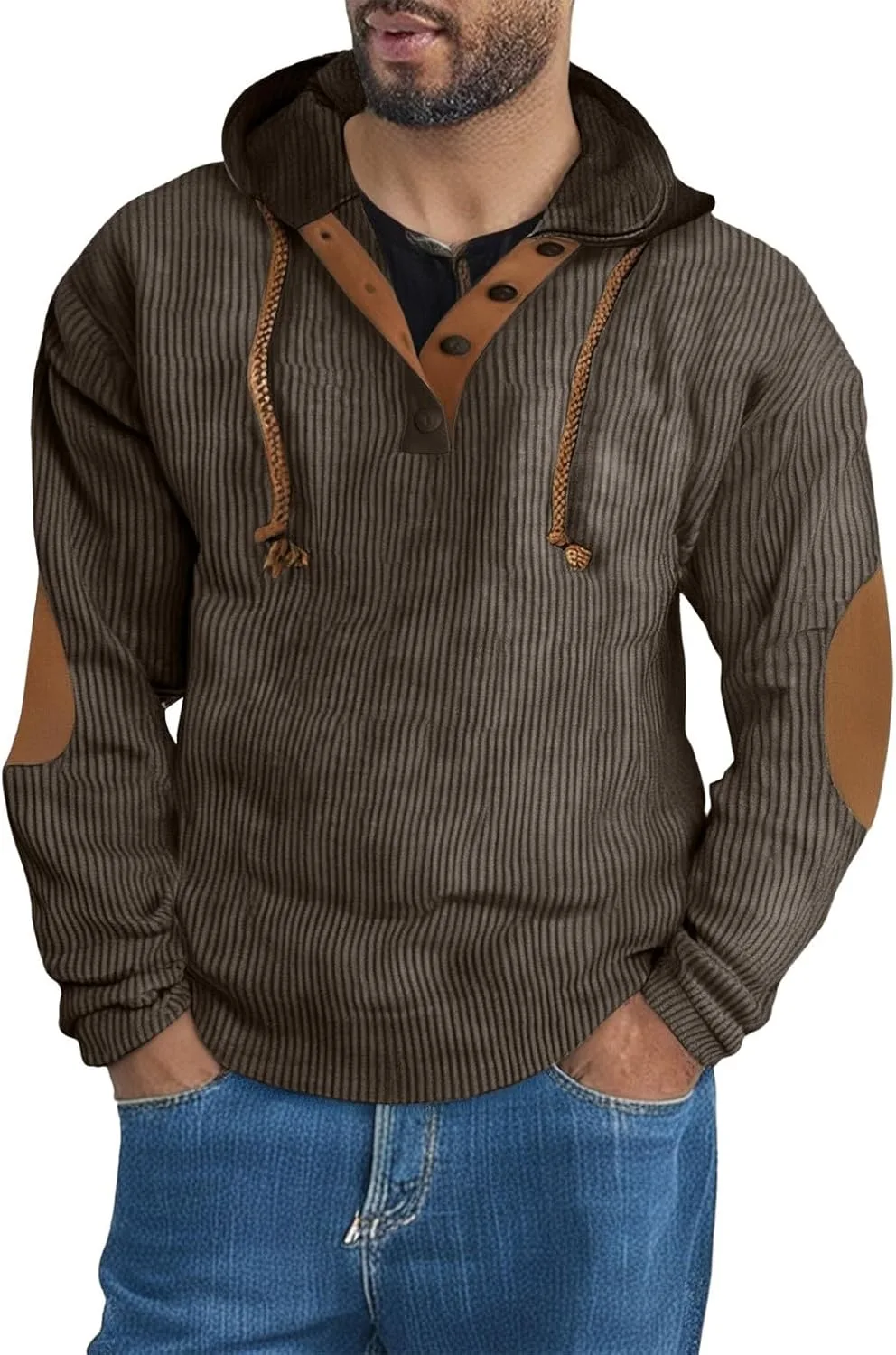 Мужская осенняя толстовка Casual с капюшоном, текстурированная, из мягкого вельвета
Мужская осенняя толстовка Casual с капюшоном, текстурированная, из мягкого вельвета