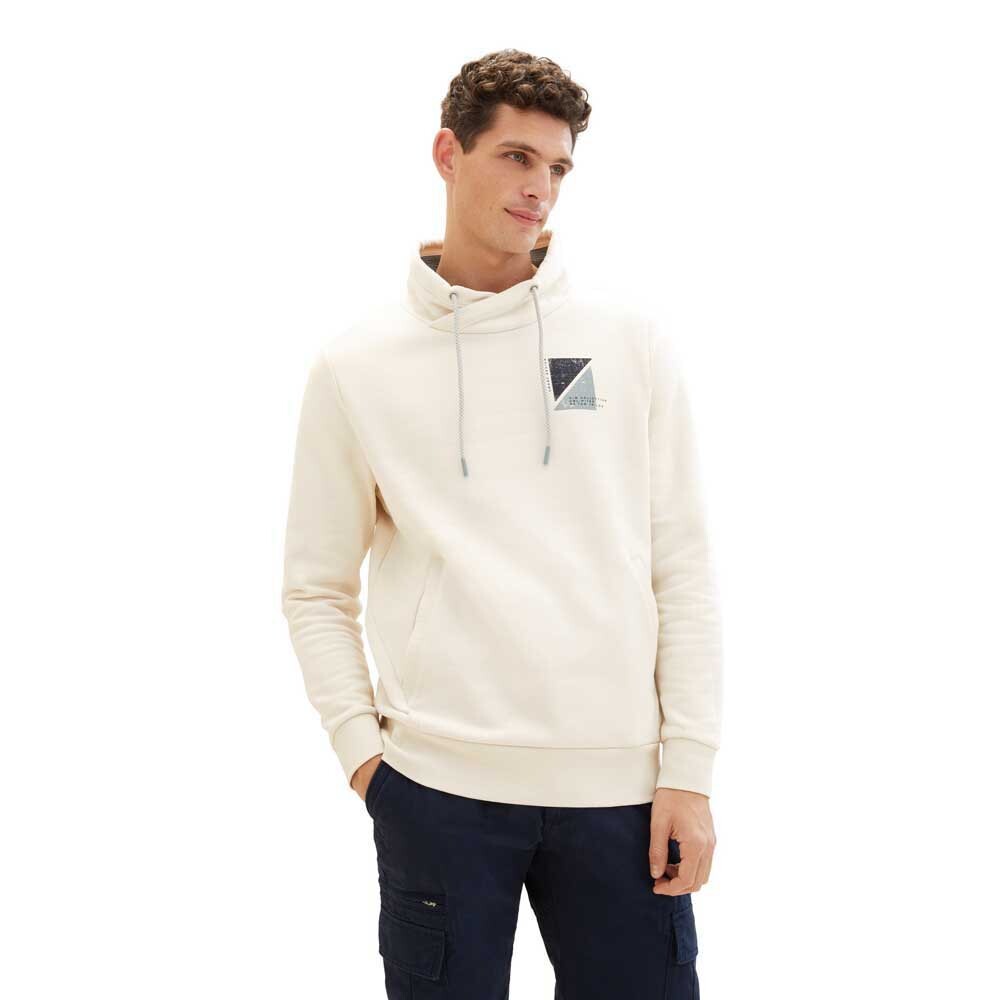 Толстовка Tom Tailor 1039621 Printed Snood, бежевый 
Толстовка Tom Tailor 1039621 Printed Snood, бежевый