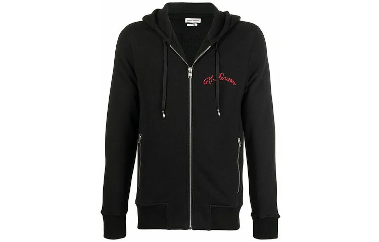 Винтажная худи с петлей Alexander McQueen, черный
Винтажная худи с петлей Alexander McQueen, черный