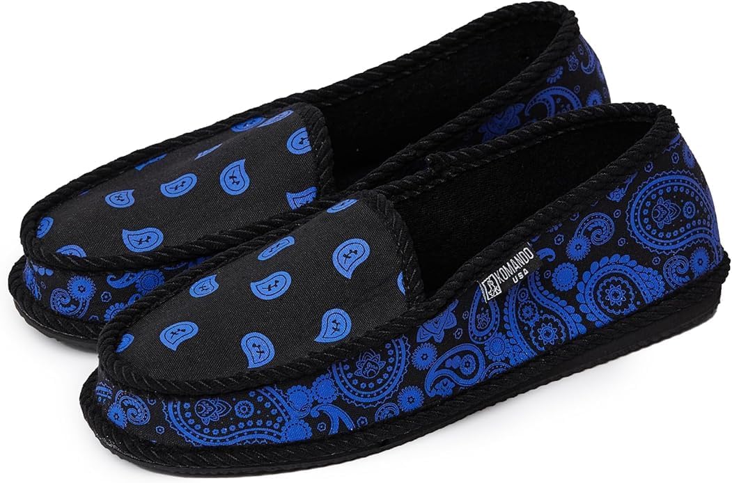 Домашние тапочки с принтом пейсли для мужчин и женщин - удобные для дома и улицы лоферы, Машинная стирка, мягкая подошва с амортизацией Generic, черный
Домашние тапочки с принтом пейсли для мужчин и женщин - удобные для дома и улицы лоферы, Машинная стирка, мягкая подошва с амортизацией Generic, черный
