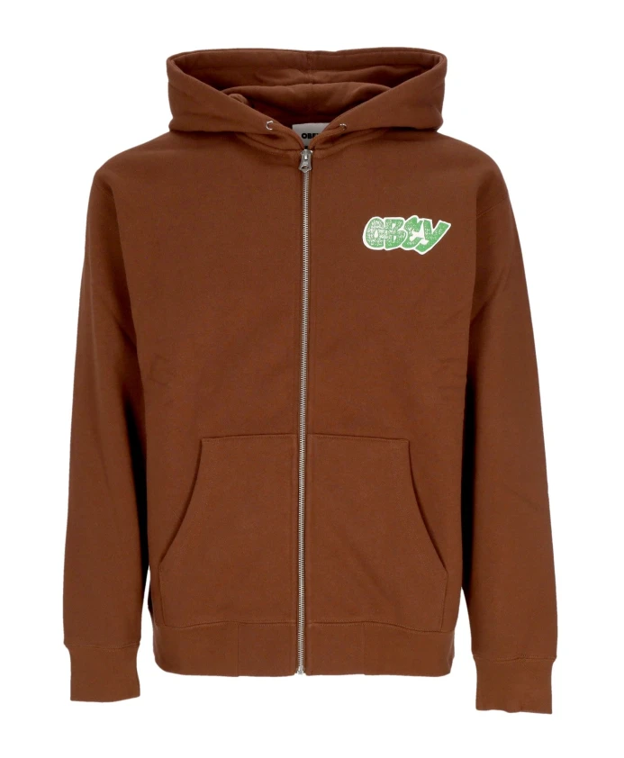 Толстовка на молнии City Watch Dog Obey, коричневый
Толстовка на молнии City Watch Dog Obey, коричневый