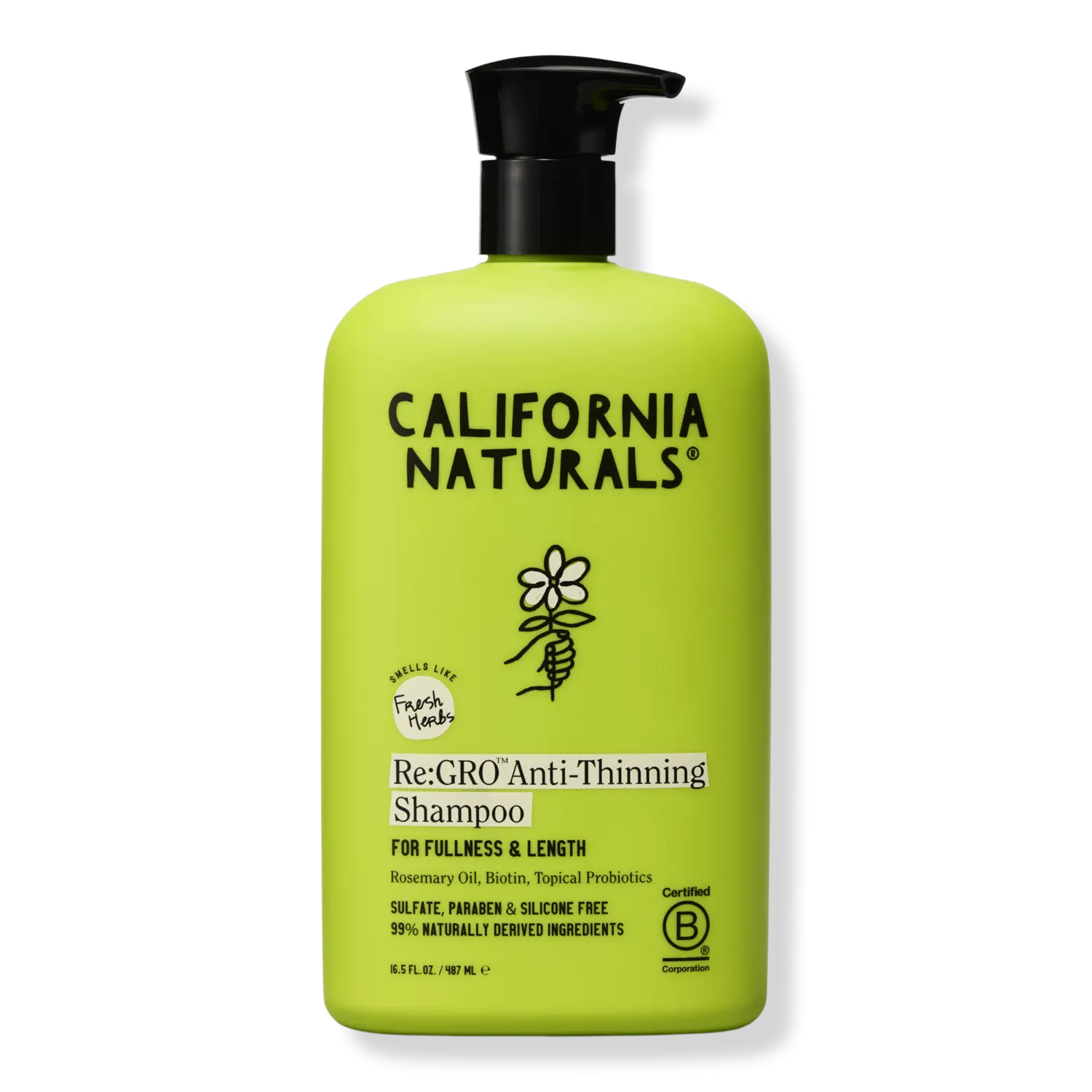 Шампунь Re:GRO против выпадения волос California Naturals
Шампунь Re:GRO против выпадения волос California Naturals