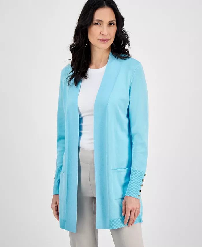 Женский кардиган с рукавами-пуговицами, свободный крой, PP-4X JM Collection
Женский кардиган с рукавами-пуговицами, свободный крой, PP-4X JM Collection