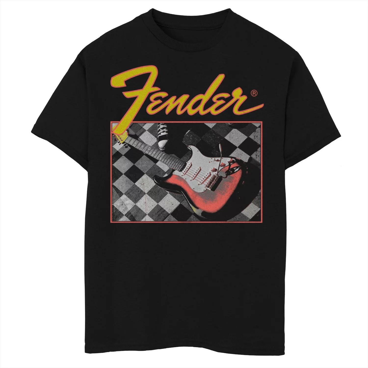 Футболка Fender в клетку с гитарой и плакатом в стиле ретро для мальчиков 8–20 лет Licensed Character
Футболка Fender в клетку с гитарой и плакатом в стиле ретро для мальчиков 8–20 лет Licensed Character