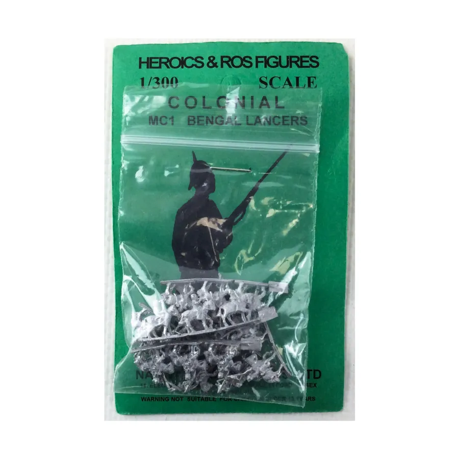 Бенгальские Лансерс, Colonial Miniatures (1:300) (Heroics & Ros)
Бенгальские Лансерс, Colonial Miniatures (1:300) (Heroics & Ros)
