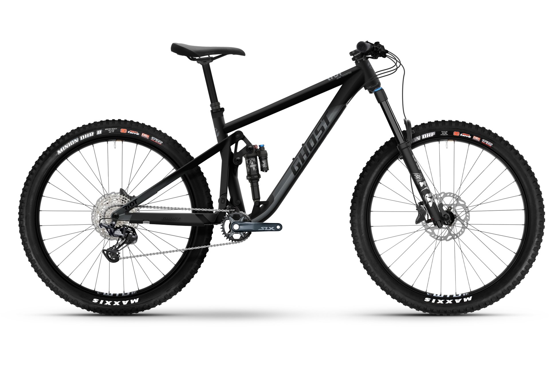 Горный велосипед Ghost Riot am essential - 29 дюймов - fully, schwarz | black / dark grey - matt
Горный велосипед Ghost Riot am essential - 29 дюймов - fully, schwarz | black / dark grey - matt