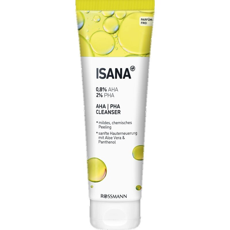 AHA/PHA очищающее средство ISANA, 125 ml
AHA/PHA очищающее средство ISANA, 125 ml