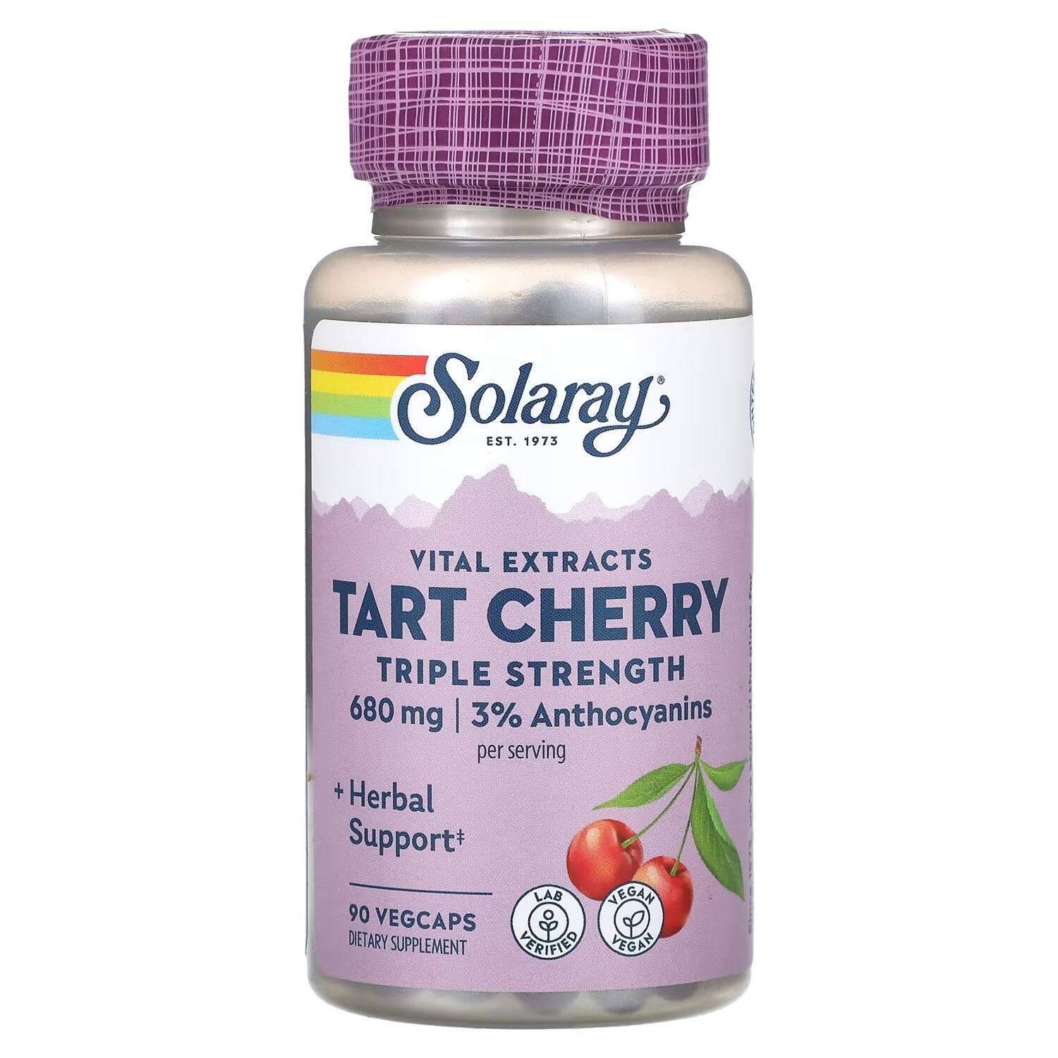 Solaray Vital Extracts Tart Cherry Triple Strength 90 растительных капсул
Solaray Vital Extracts Tart Cherry Triple Strength 90 растительных капсул