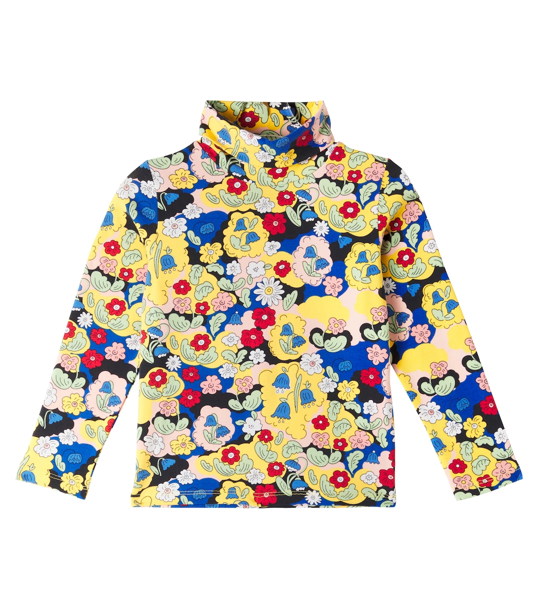 Водолазка из смесового хлопка с цветочным принтом Mini Rodini, разноцветный
Водолазка из смесового хлопка с цветочным принтом Mini Rodini, разноцветный