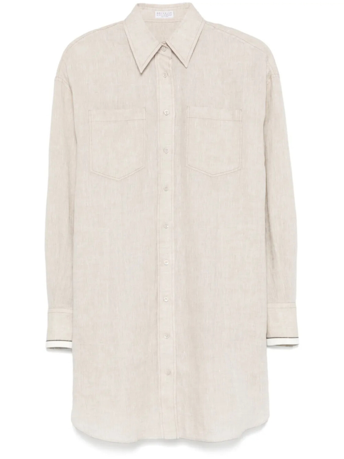 Льняная рубашка Brunello Cucinelli, нейтральный цвет
Льняная рубашка Brunello Cucinelli, нейтральный цвет