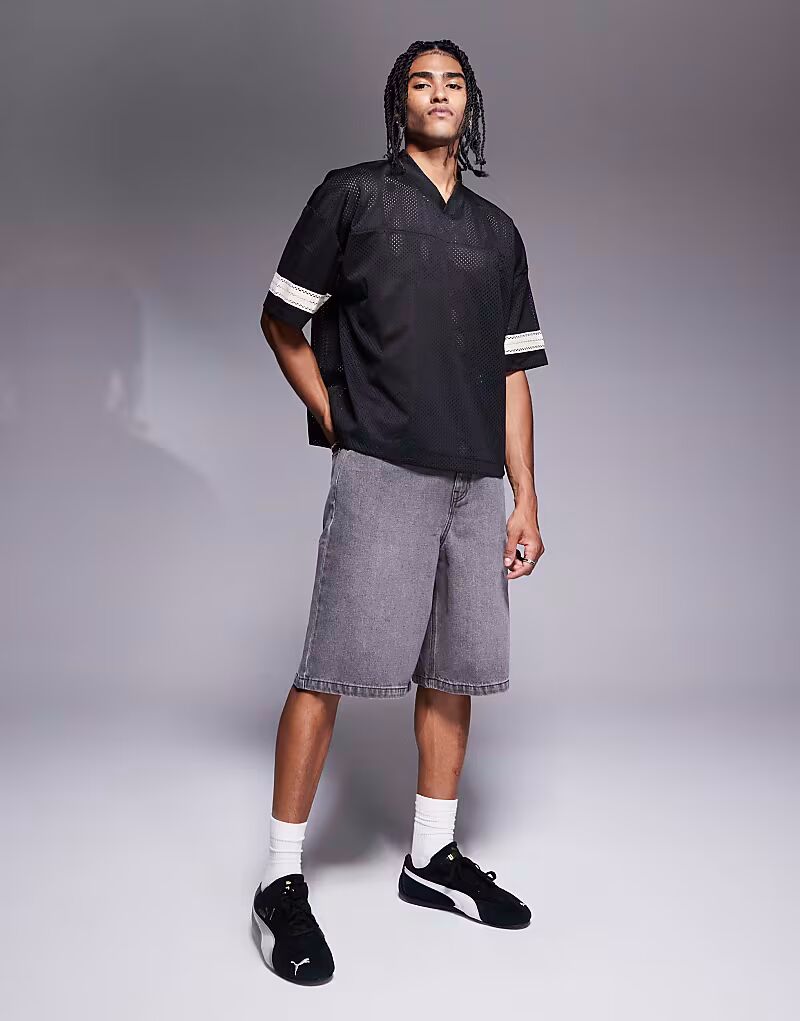 ASOS DESIGN удлиненные джинсовые шорты темно-серого цвета
ASOS DESIGN удлиненные джинсовые шорты темно-серого цвета