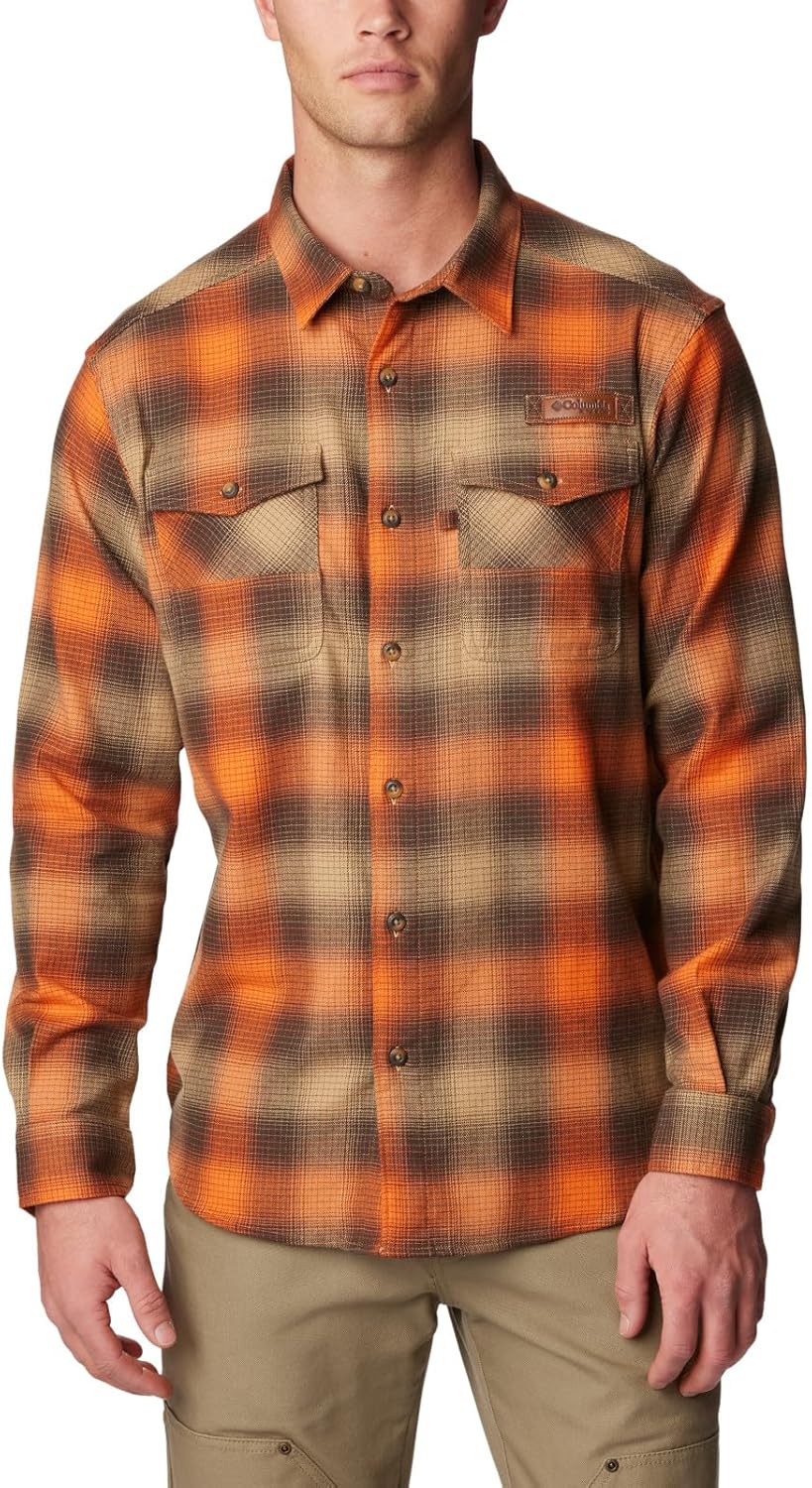 Columbia мужская фланелевая рубашка Roughtail с длинным рукавом, Cordovan Buck Plaid
Columbia мужская фланелевая рубашка Roughtail с длинным рукавом, Cordovan Buck Plaid