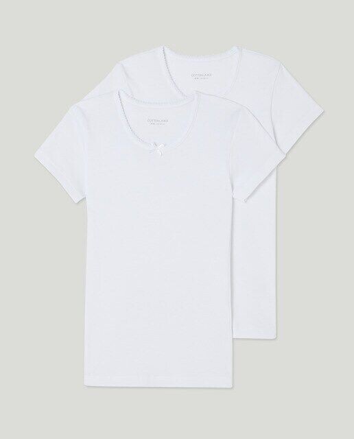 Комплект из 2 плюшевых термофутболок с короткими рукавами Cotton Juice, белый
Комплект из 2 плюшевых термофутболок с короткими рукавами Cotton Juice, белый