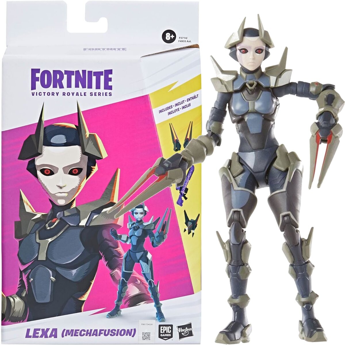 Оригинальная Подвижная Фигурка Лексы Мехафузии Серии Fortnite Victory Royale Hasbro
Оригинальная Подвижная Фигурка Лексы Мехафузии Серии Fortnite Victory Royale Hasbro