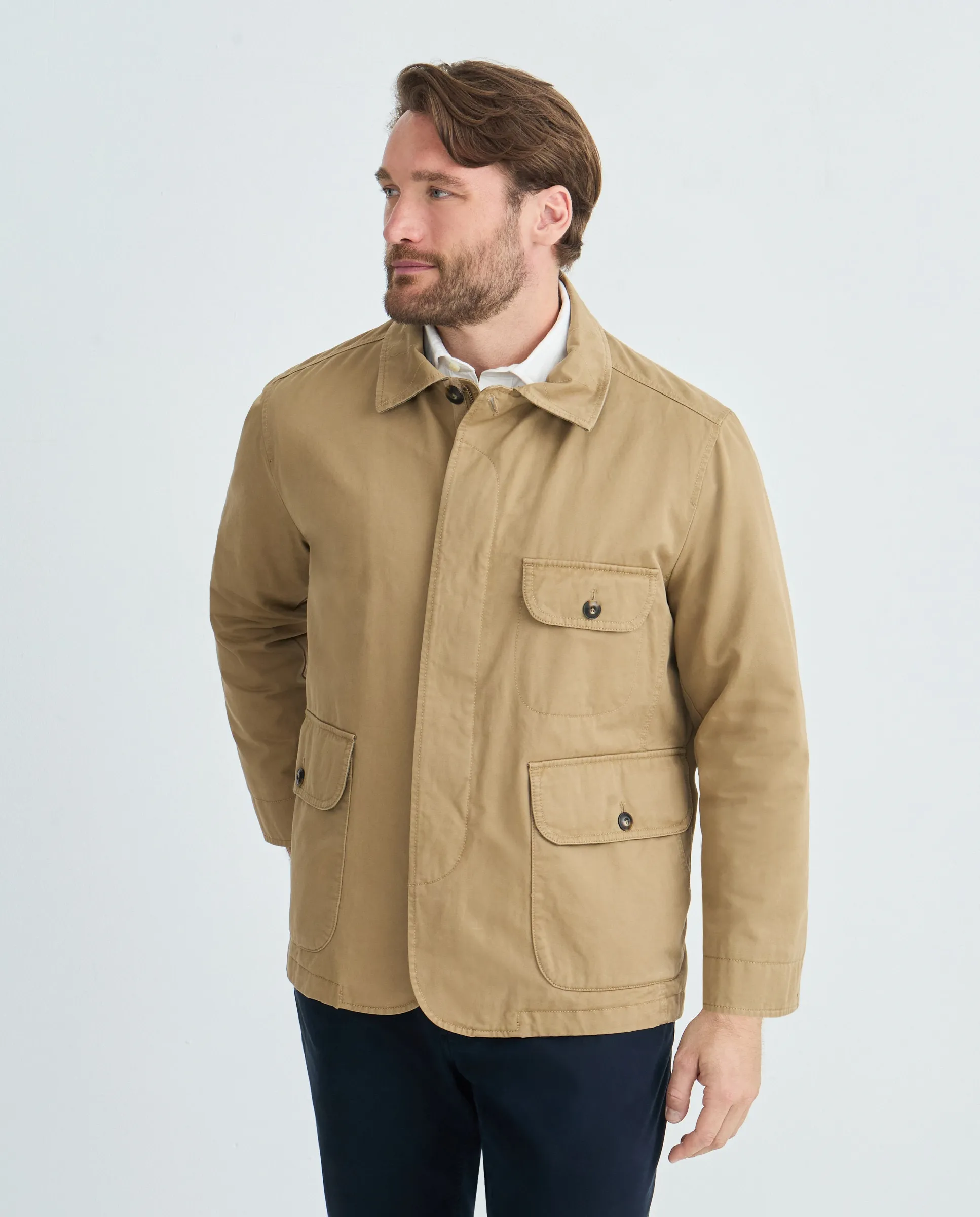 Хлопковая сахариана для мужчин Emidio Tucci, песочный
Хлопковая сахариана для мужчин Emidio Tucci, песочный