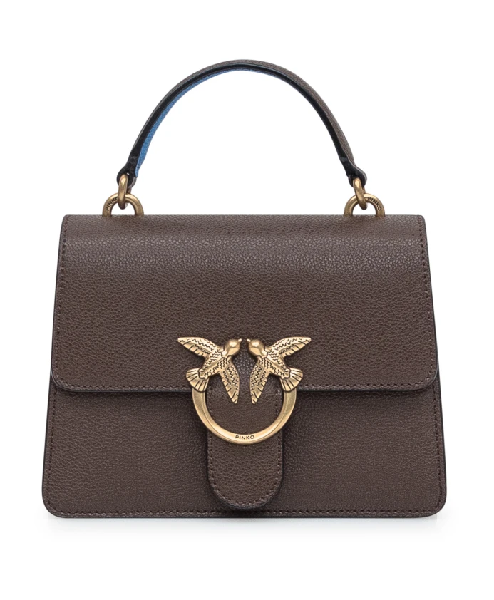 Стильные сумочки с верхней ручкой, создающие романтическое настроение. Pinko, коричневый
Стильные сумочки с верхней ручкой, создающие романтическое настроение. Pinko, коричневый