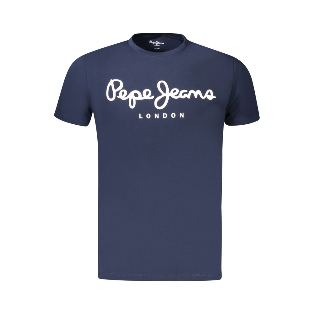 Синяя хлопковая мужская футболка Pepe Jeans, синий
Синяя хлопковая мужская футболка Pepe Jeans, синий