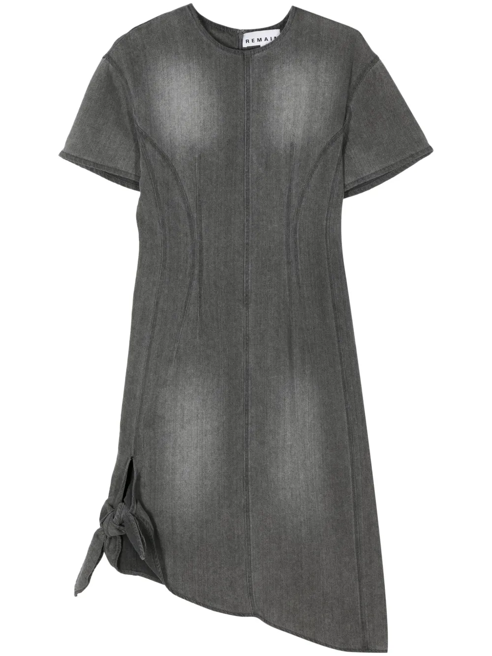 Джинсовое платье с драпировкой Remain, серый
Джинсовое платье с драпировкой Remain, серый