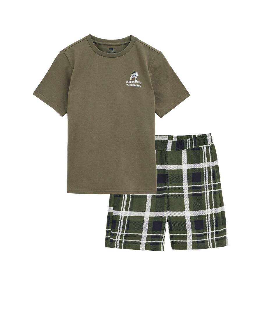 Пижама WE Fashion, цвет Khaki/Olive
Пижама WE Fashion, цвет Khaki/Olive