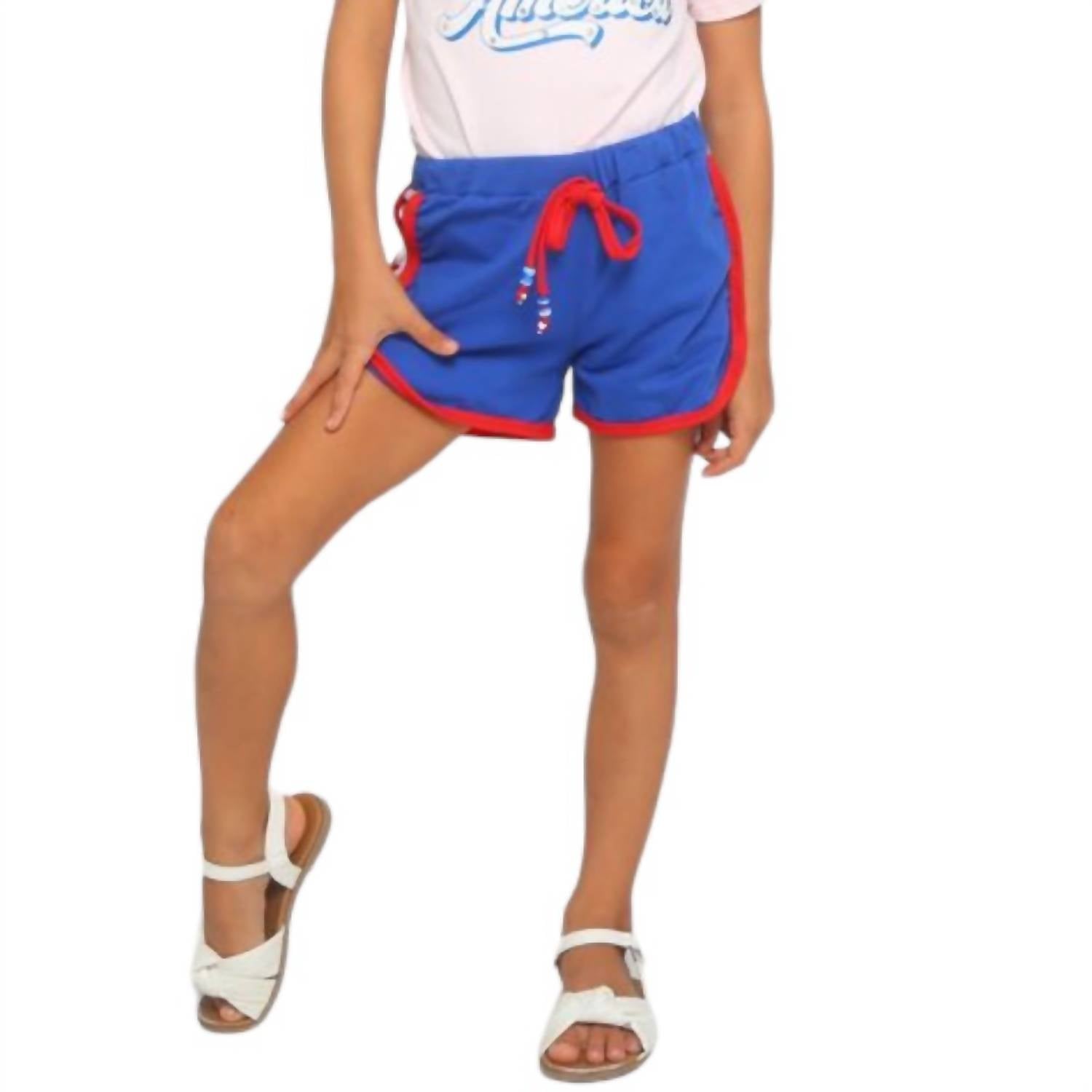 Шорты Patch Paige голубые Joyous & Free 
Шорты Patch Paige голубые Joyous & Free