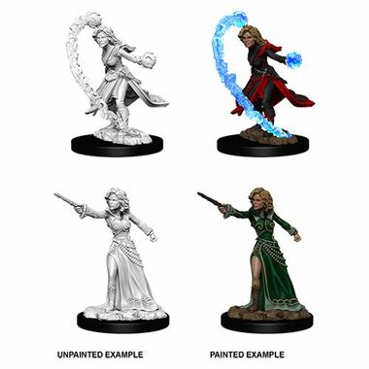 Миниатюра Pathfinder Battles Deep Cuts Unpainted Miniatures: Female Human Wizard 
Миниатюра Pathfinder Battles Deep Cuts Unpainted Miniatures: Female Human Wizard